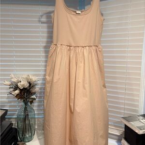 A New Day Pink Sleeveless Scoop Neck Maxi Sundress